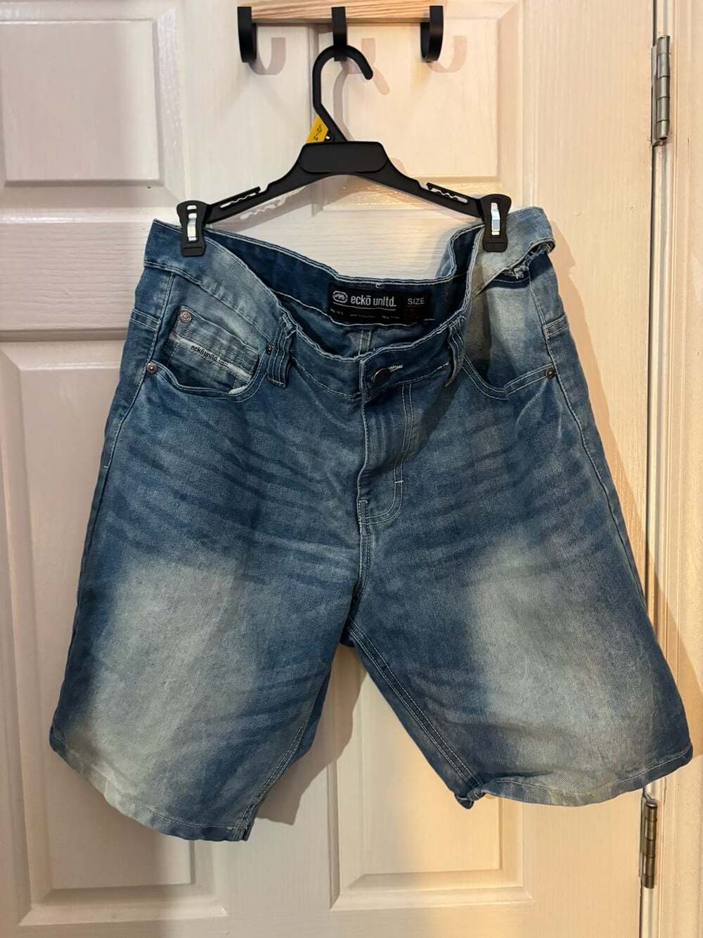 Ecko Unltd. Men's Blue Denim Jorts Size 36 Relaxed Fit Shorts